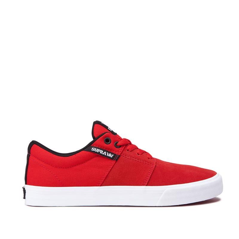 Supra STACKS II VULC Sneaker Low Damen Rot Kaufen PIHSL5910